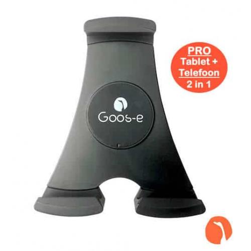 Tablethouder + Telefoonhouder PRO (2 in 1) 6-14 inch - zwart