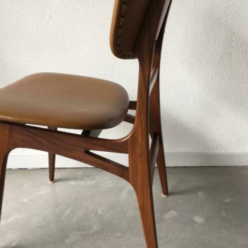 3 vintage stoelen jaren 60