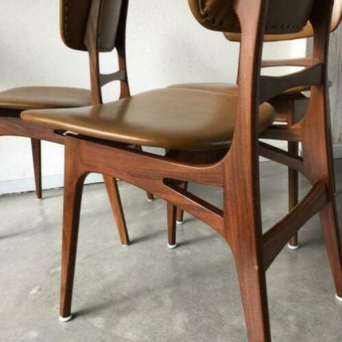 3 vintage stoelen jaren 60
