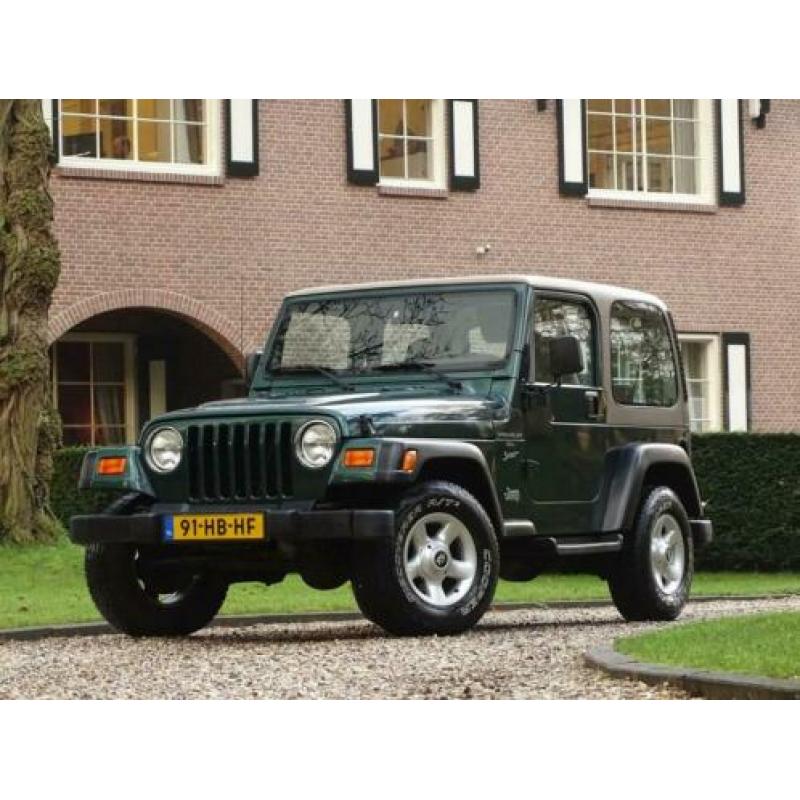 Jeep Wrangler 4.0i Hardtop en Softtop Unieke JEEP!