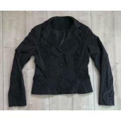 just B. zwarte blazer / jasje - Maat: 38