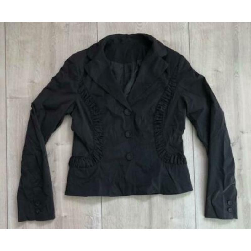 just B. zwarte blazer / jasje - Maat: 38