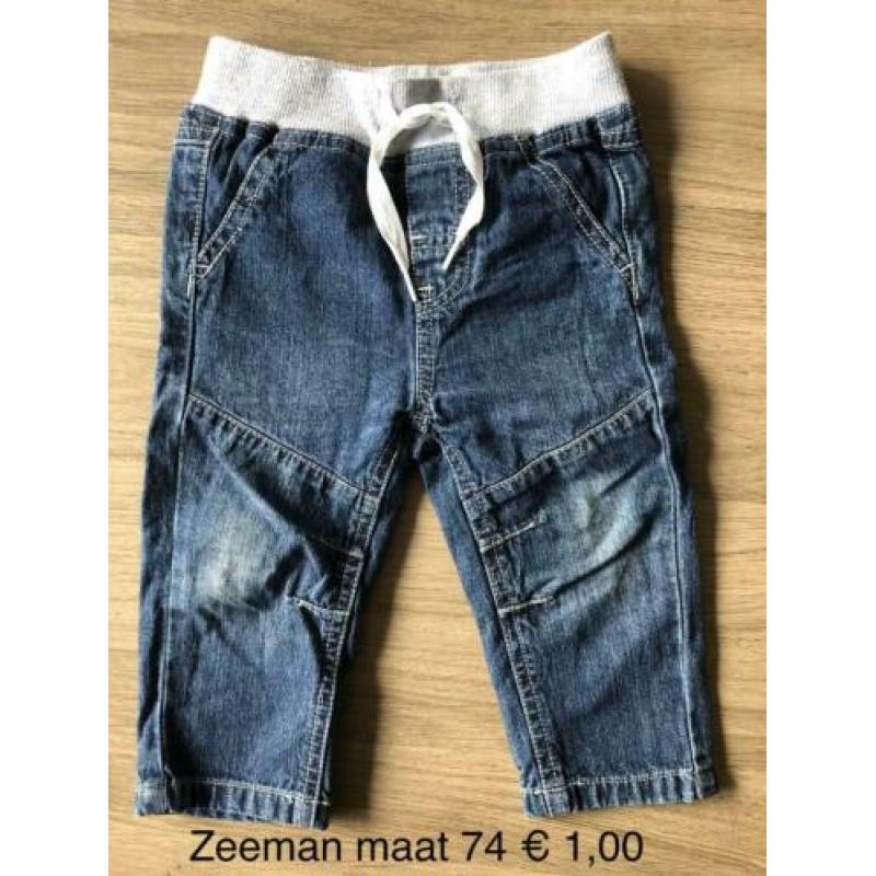 Broekjes Zeeman en C&A maat 74