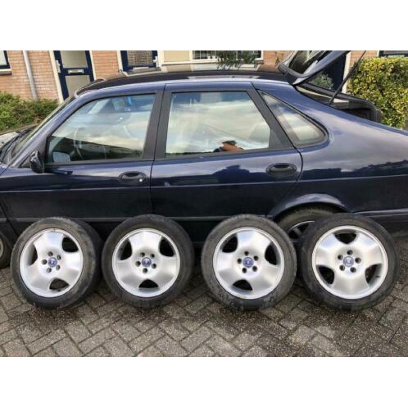 Saab 9.3 sport velgen 4 stuks.