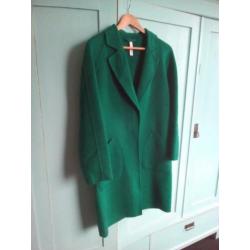 Jas coat tussenjas Sissy Boy XS groen appelgroen wol nieuw