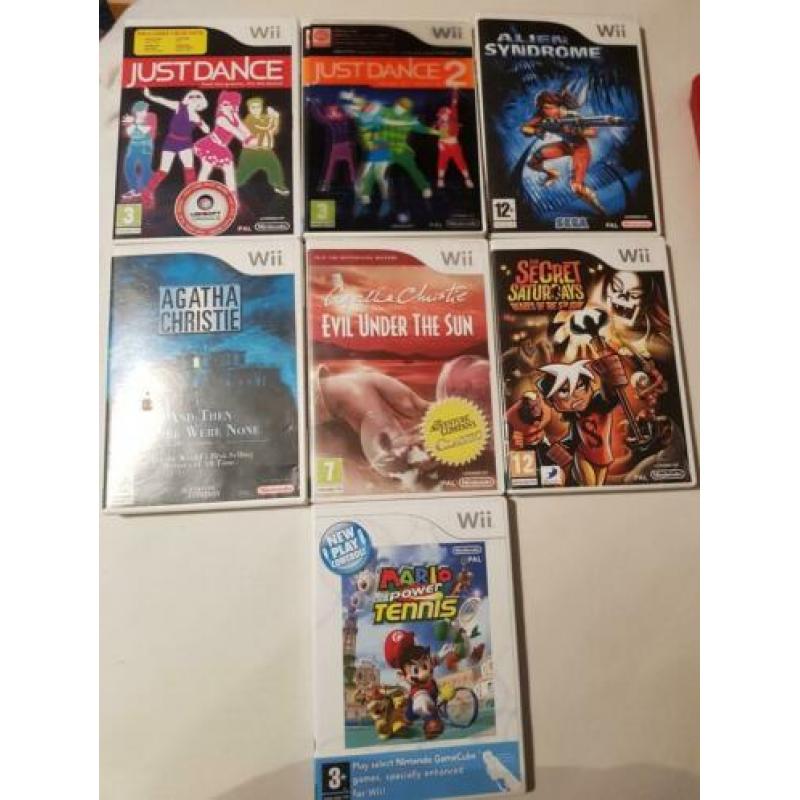 Nette Nintendo Wii Mini met 7 spellen