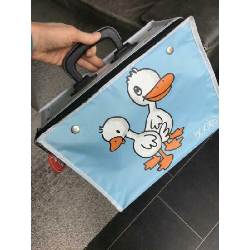 Kinder koffertje, gebruikt. Biggies.