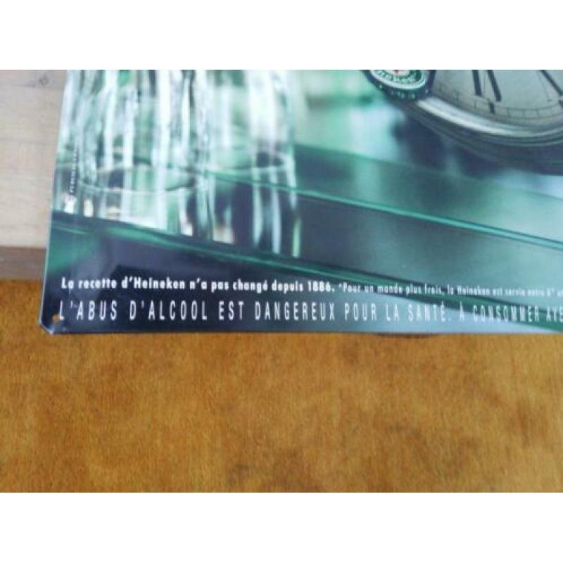 Metalen reclamebord HEINEKEN