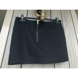 Maison scotch rokje zwart wol 36