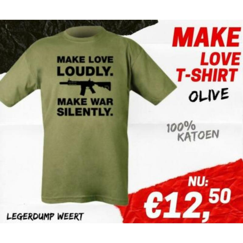 Stoere unisex t-shirts