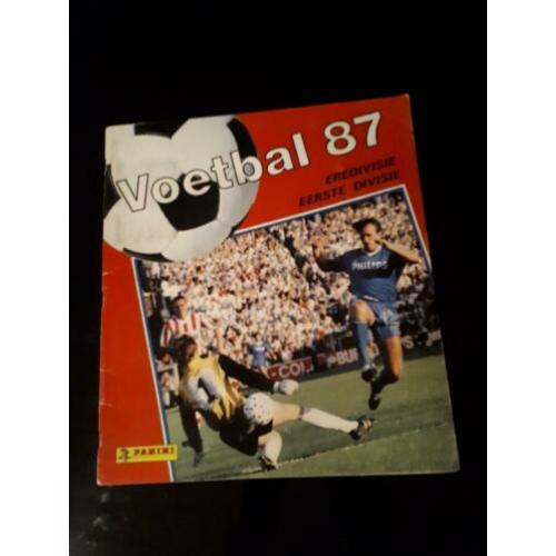 Panini VOETBAL 87 Album Compleet in GOEDE STAAT