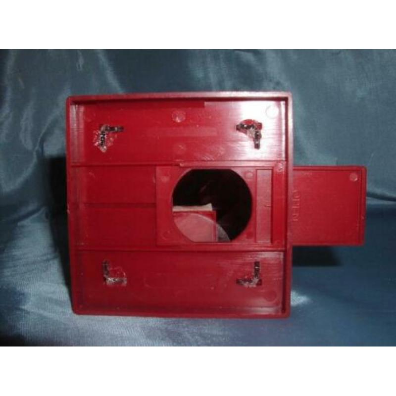 Vintage spaarpot; telefooncel