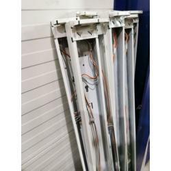 10x philips tl armaturen compleet zgan