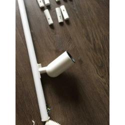 Lumiance rail met spots, wit, kleine fitting