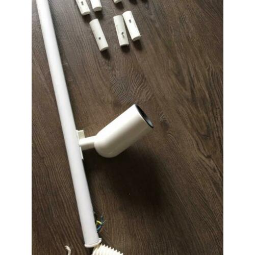 Lumiance rail met spots, wit, kleine fitting