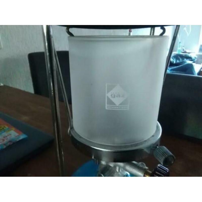Campingaz gasfles type 901 met gas lamp