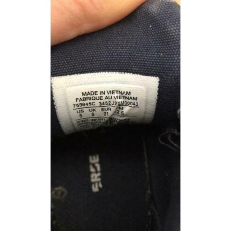 Converse All star, donkerblauw leer, maat 21