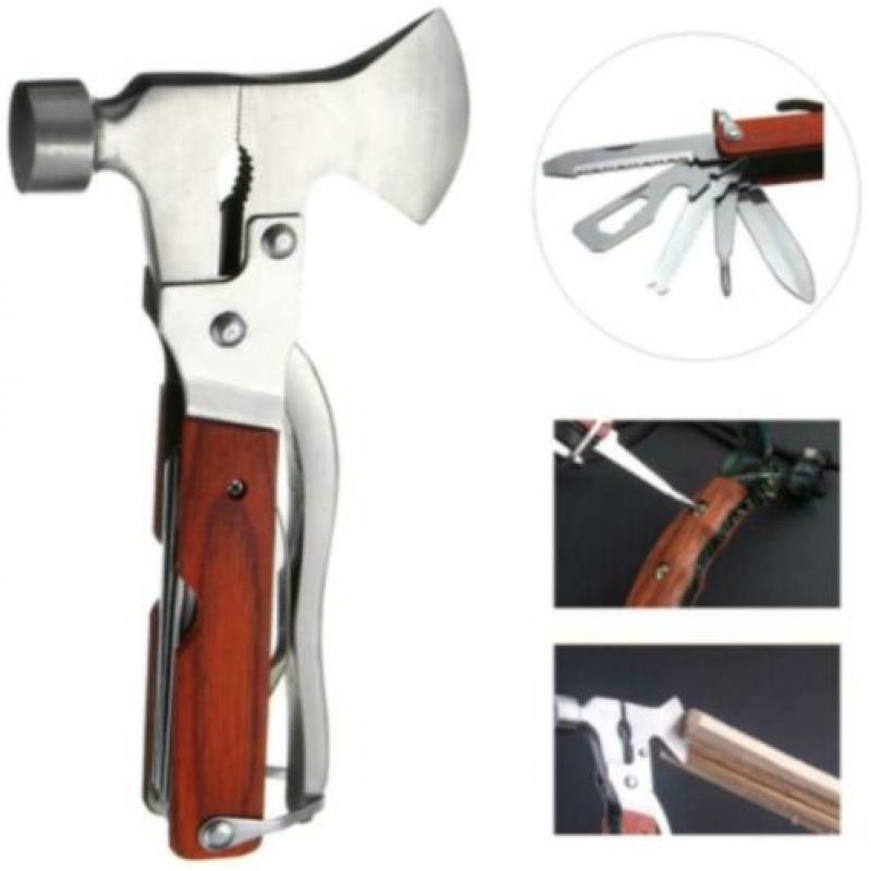 Multitool Hakbijl Lifehamer Bijl Leatherman
