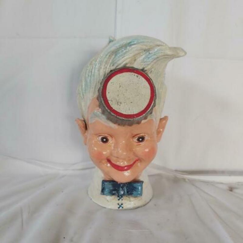 vintage retro gietijzeren spaarpot pepsi cola