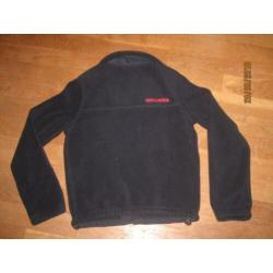 Abercrombie and Fitch donkerblauw fleece vest maat S