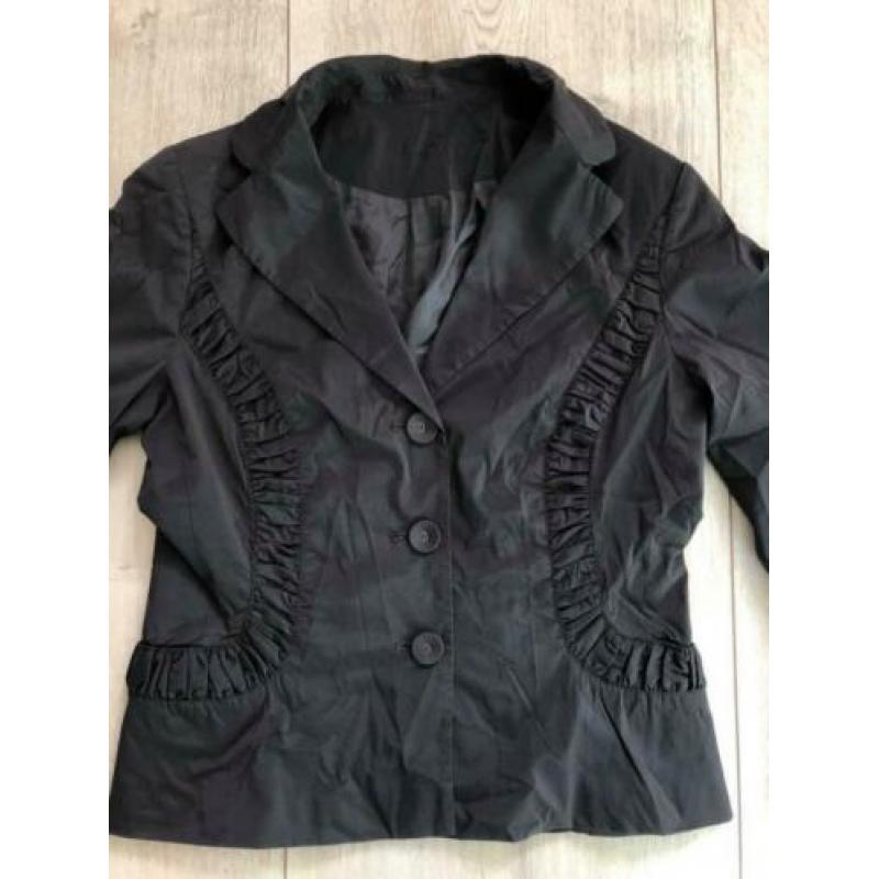 just B. zwarte blazer / jasje - Maat: 38