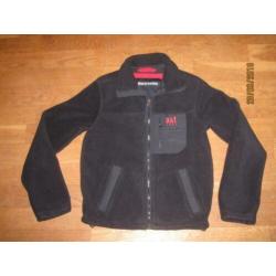 Abercrombie and Fitch donkerblauw fleece vest maat S
