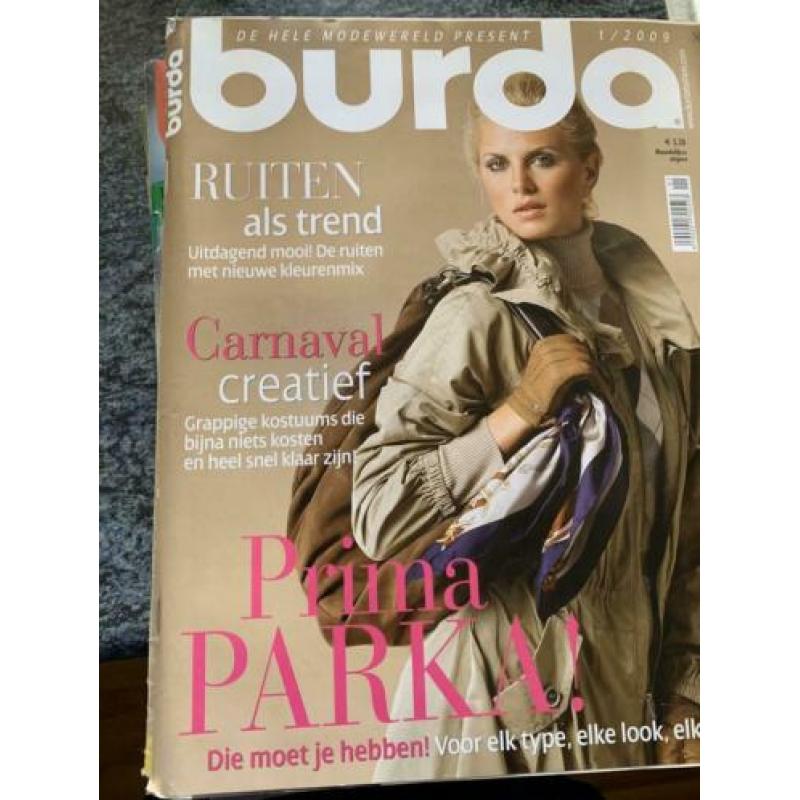 Diverse oude burda tijdschriften