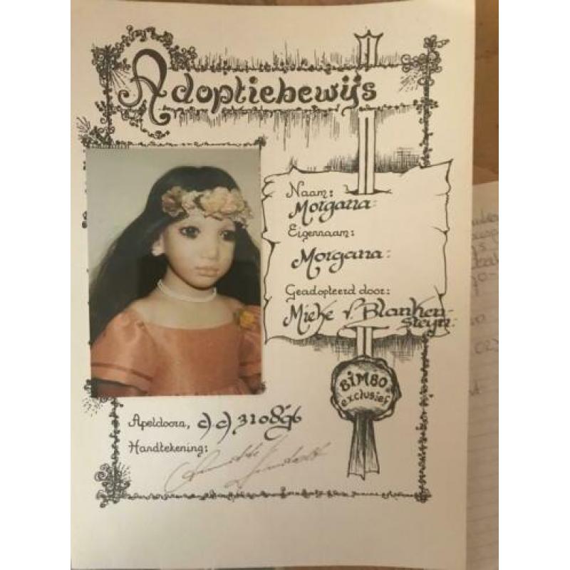 Annette Himstedt morgana pop 61 cm. Verzamelobject