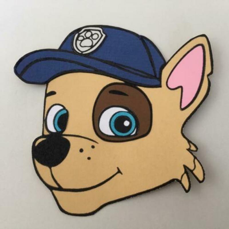 Paw Patrol figuren voor traktatie, versiering of slingers