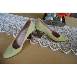 veel leren schoenen maat 40-41 pumps en laarsjes hak 7-10 cm
