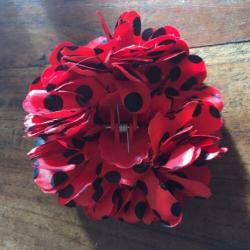 Spaanse verkleedjurk met haarclip & castagnettes