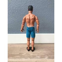 Leuke Actionman met flippers en zwembroek