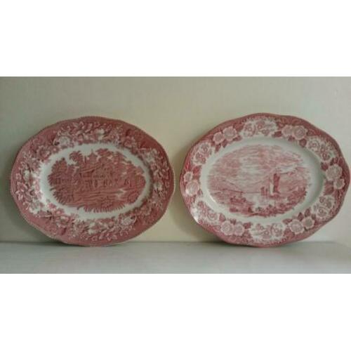 2 Enoch Wedgwood schalen