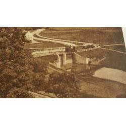 Grebbe Panorama met tram gelopen 1925
