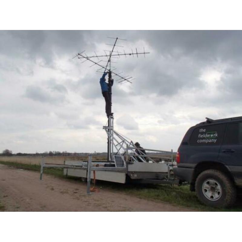 Hi-Lo HD series max 32 meter mobiele pneumatische mast