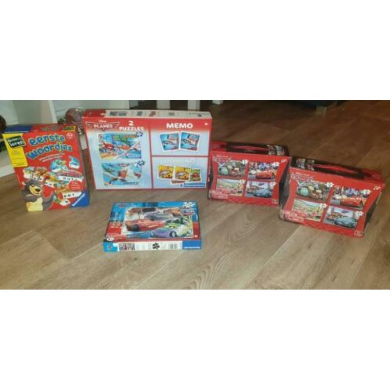 Cars puzzels en Eerste woordjes.