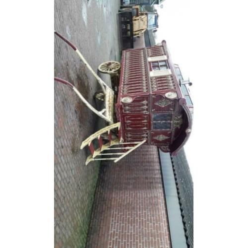 Hele aparte Engelse pipowagen geheel compleet