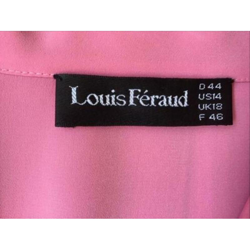 Blouse xl nieuw 44 roze blouse louise ferraud nieuw