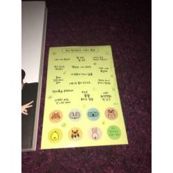 BTS rise of bangtan boek over bts met stickervel kpop