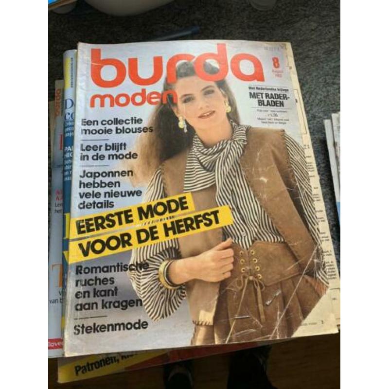 Diverse oude burda tijdschriften