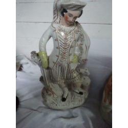 AA4: 2 antieke beelden, brocante KLEIN PRIJSJE!!! 30 EN 36