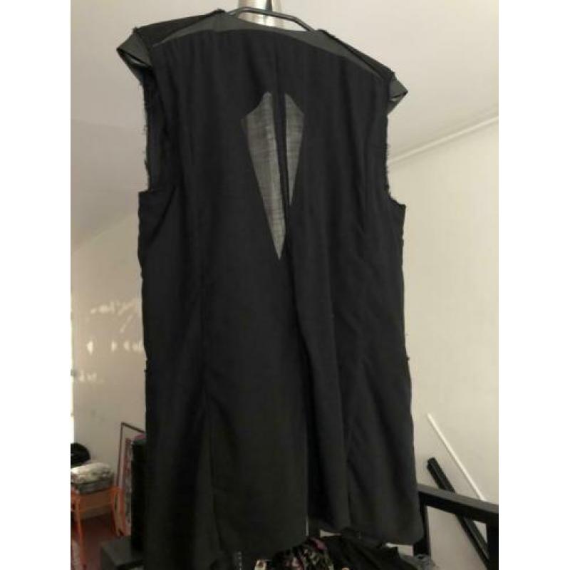 deconstructed Avelon mouwloze blazer/vest maat S