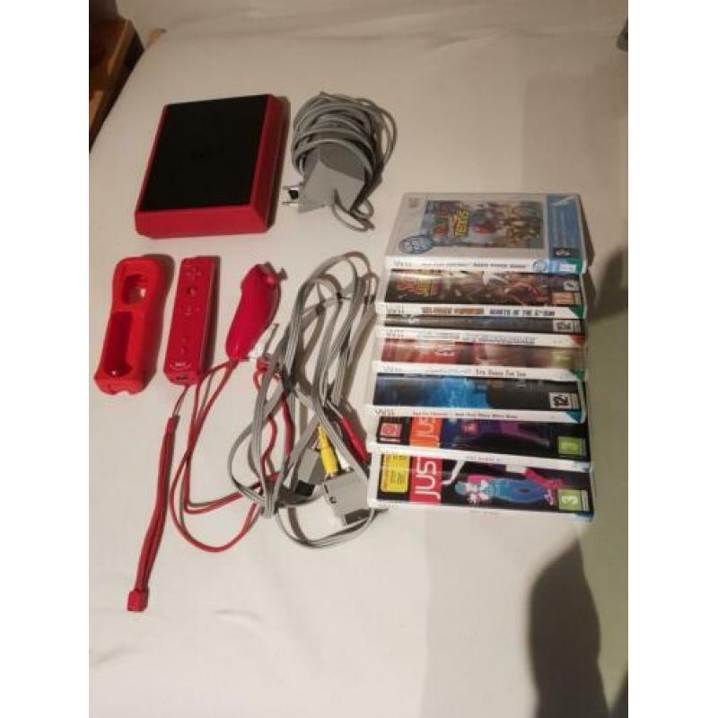 Nette Nintendo Wii Mini met 7 spellen