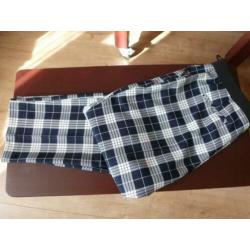 broek BLAUW / WIT RUIT 42 - gratis verzenD **weg=weg*****