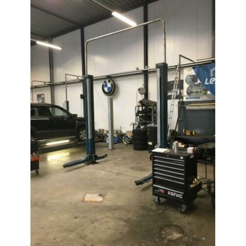 2 koloms nussbaum 3000KG vloervrij hefbrug autec koni
