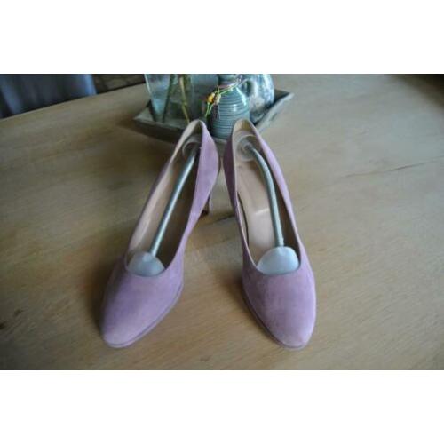 veel leren schoenen maat 40-41 pumps en laarsjes hak 7-10 cm