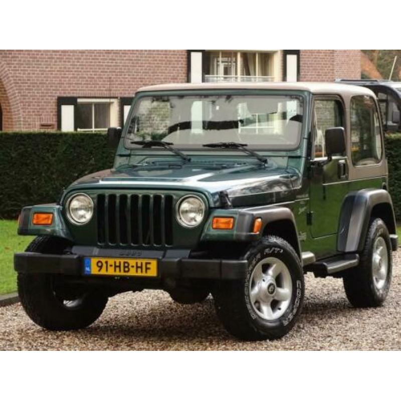 Jeep Wrangler 4.0i Hardtop en Softtop Unieke JEEP!