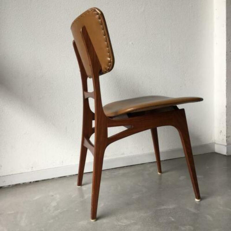 3 vintage stoelen jaren 60