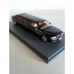 BMW 7-Series E38 Limousine 1:43 NEO - (blauw) NIEUW !!