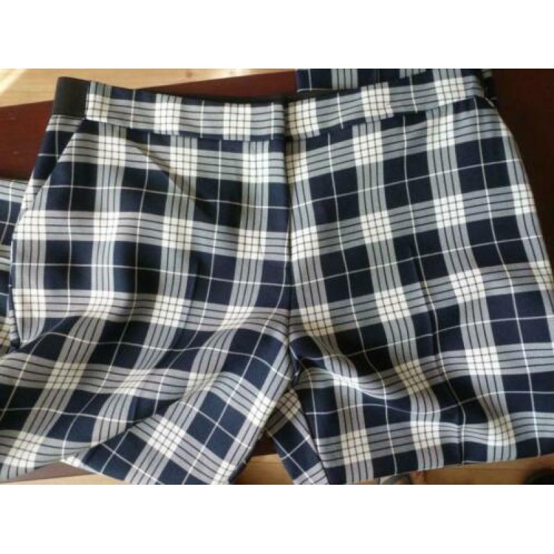 broek BLAUW / WIT RUIT 42 - gratis verzenD **weg=weg*****